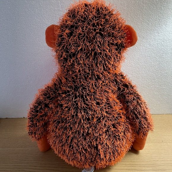 Kellytoy Large Gorilla Plush Sugar Loaf Monkey Orange Black 2016 Stuffed Animal - Picture 3 of 10